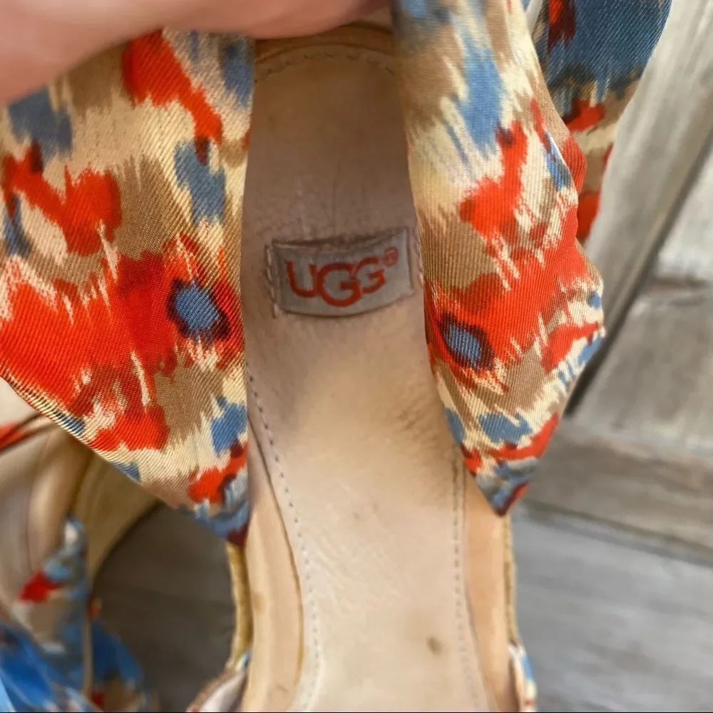 UGG Women's Lucianna Espadrille Sandals - Santorini Ikat 5.5